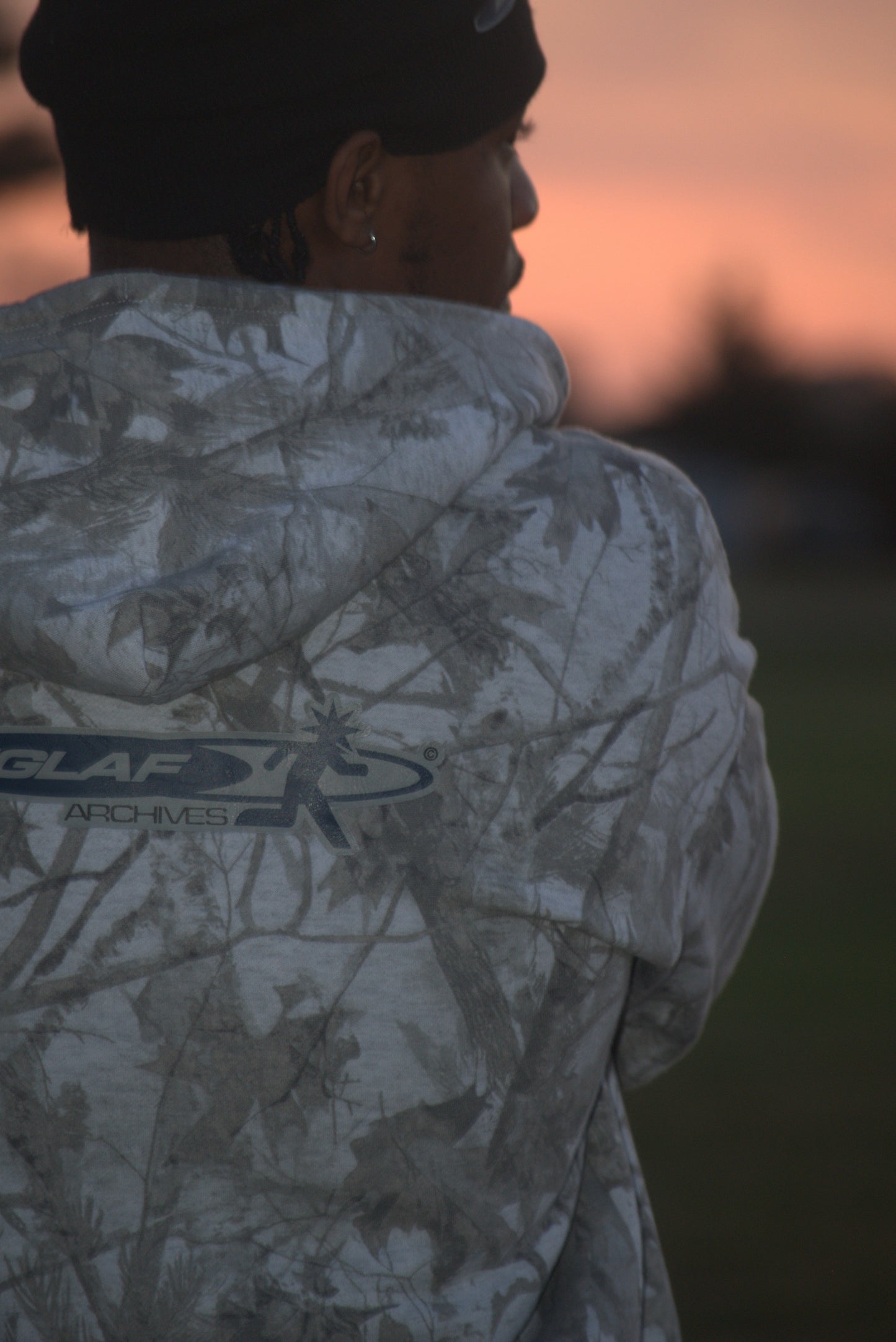 1 OF 1 EGLAF WHITE CAMO ZIP-UP