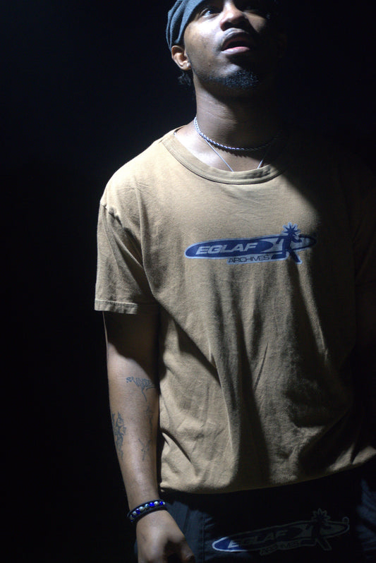 1 OF 1 BROWN EGLAF TEE